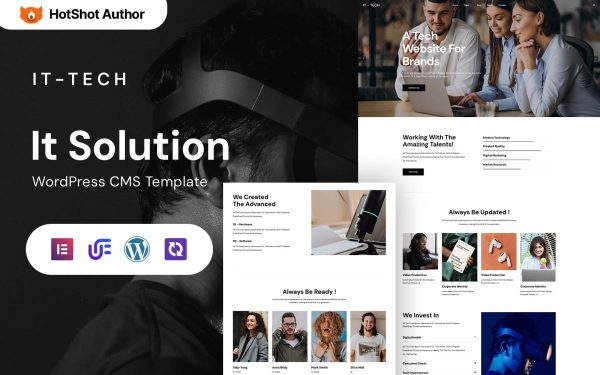 IT-Tech - IT Solutions And Multipurpose WordPress Elementor Theme - Image 1