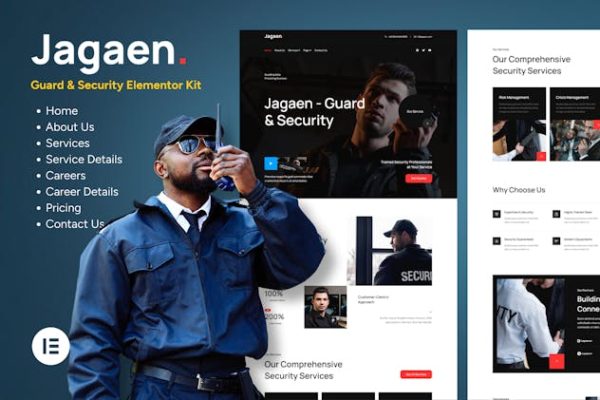 Jagaen - Guard & Security Service Template Kits - Image 1