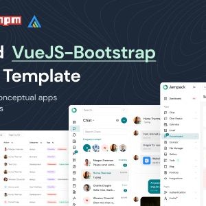 Jampack - Advanced VueJS-Bootstrap SaaS App Template