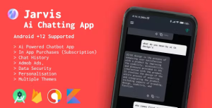 Jarvis android gpt 3 app codermarket.png