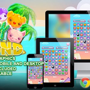 Jelly Island - HTML5 Matching Game