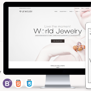 Jewelry - eCommerce Responsive HTML5 Template