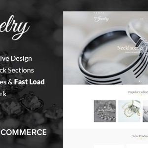 Jewelry Responsive Parallax BigCommerce Theme - Stencil Framework