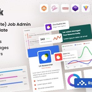 Jobick - React (Vite) Job Admin Dashboard Template