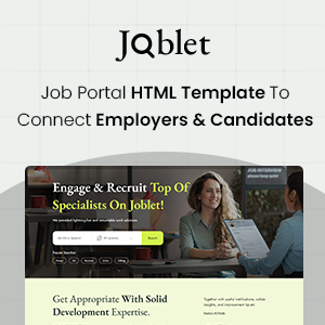 Joblet - Job Recruitment Services HTML Template
