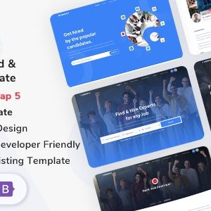 Jobnova - Nuxt Js Job Board, Job Portal and Job Listing Template
