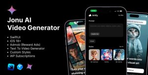 Jonu ai video generator ios app codermarket.jpg