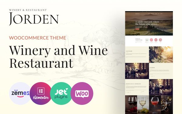 Jorden - Wine & Winery WordPress Theme - Image 1