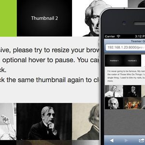 jQuery Responsive Grid Quote