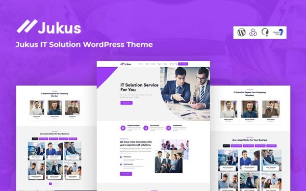 Jukus - IT Solution WordPress Theme - Image 1