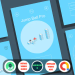 Jump Ball Pro (Android Studio+Admob+Reward Video ads+Inapp purchase+Leaderboards)