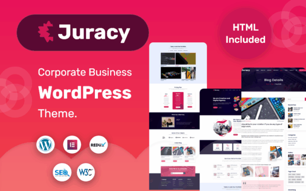 Juracy - Corporate Business WordPress Theme - Image 1