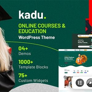 Kadu - Online Courses & Education WordPress Theme