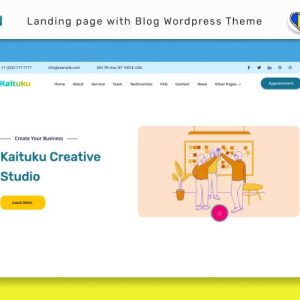 Kaituku | Startup Landing page with Blog WordPress Theme