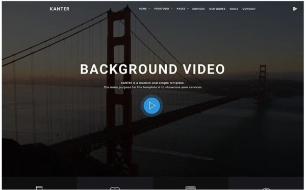 Kanter - Corporate&Portfolio&Agency WordPress Theme - Image 1