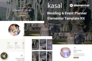 Kasal wedding event planner elementor template kit gplpixel.jpg