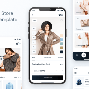 Kastelli - Fashion eCommerce React Mobile App | PWA | Backend with Admin Panel