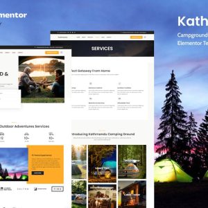 Kathmandu - Campground & Outdoor Activity Elementor Template Kit