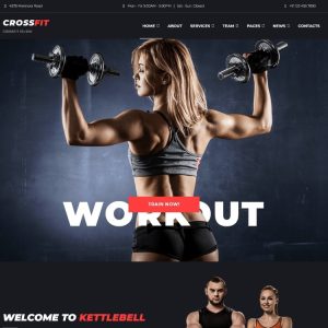 Kettlebell - Dynamic Crossfit Studio WordPress Elementor Theme