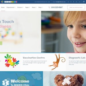 KiddiCare - Pediatric Clinic WordPress Theme