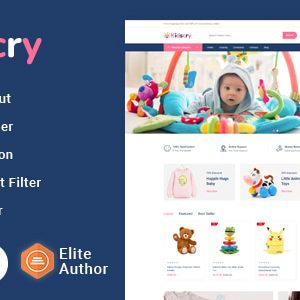 Kidscry - Kids Toy & Cloth Store Shopify Responsive Theme