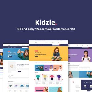 Kidzie - Baby & Kids E-Commerce Elementor Template Kit