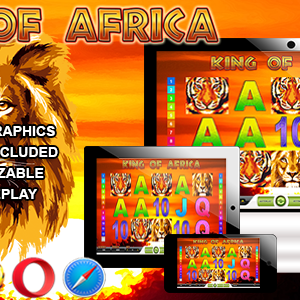 King of Africa Slot Machine - HTML5 Casino Game