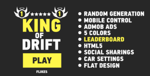 King of drift html5 game mobile ads possible leaderboard construct 3 .png