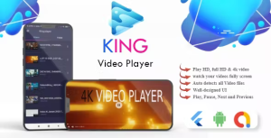 King video player flutter android with admob codermarket.png