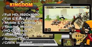 Kingdom defense html5 game 30 levels mobile version construct 3 .jpg