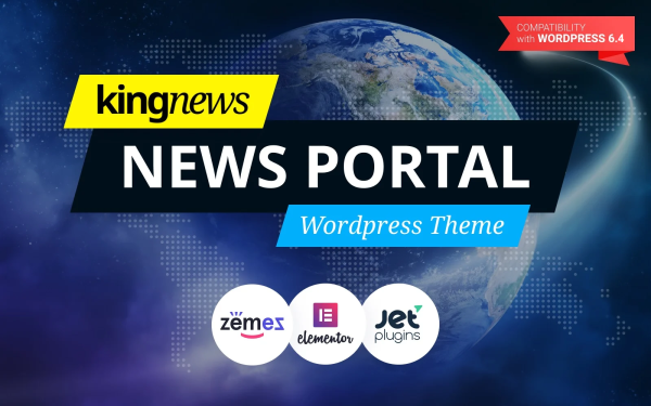KingNews - News Portal & Magazine WordPress Theme - Image 1