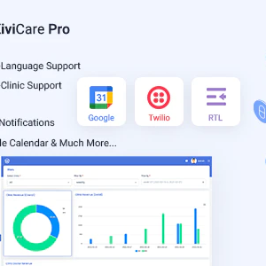 KiviCare Flutter 3.x App - Clinic & Patient Management System for Flutter and WordPress