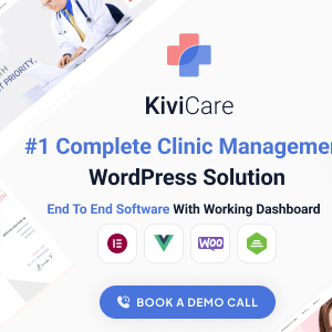 KiviCare Medical Clinic & Patient Management WordPress Solution