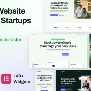 Kodes - Startup & SaaS WordPress Theme