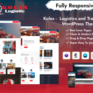 Kolex - Logistics and Transportation WordPress Theme