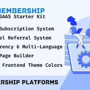 KoolMembership - Advanced Laravel SAAS Starter Kit with CRUD Generator
