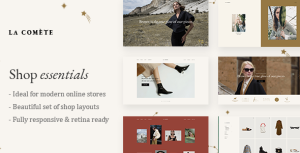 La comete fashion and clothing store theme gplpixel.png