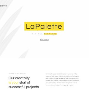 La Palette - Creative Minimal WordPress Elementor Theme
