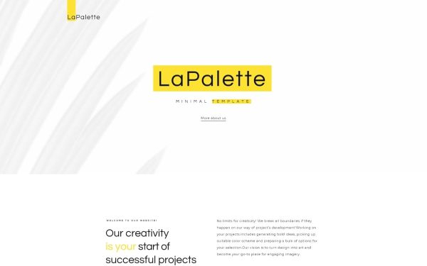 La Palette - Creative Minimal WordPress Elementor Theme - Image 1