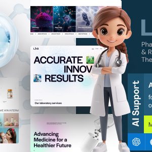 Lab - Pharmacy, Laboratory & Research WordPress Theme