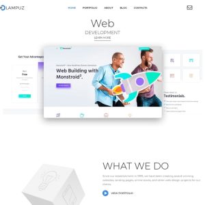 Lampuz - Web Development Multipurpose Animated WordPress Elementor Theme