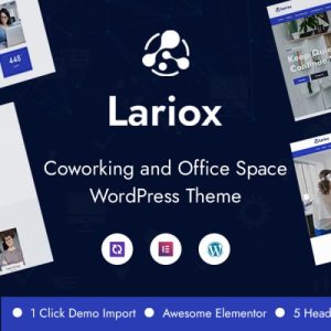 Lariox - Corporate and Business WordPress Theme
