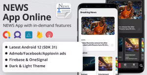Latest news app admob facebook applovin ads codermarket.png