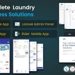 Laundry Boss - Complete Laundry Solution Mobile App with web Admin Panel, Website, Rider App
