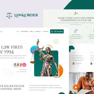 Law & Order - Law Firm & Lawyers Elementor Template Kit