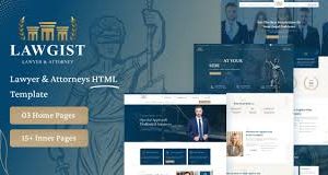 Lawgist - Attorney & Lawyers WordPress Theme