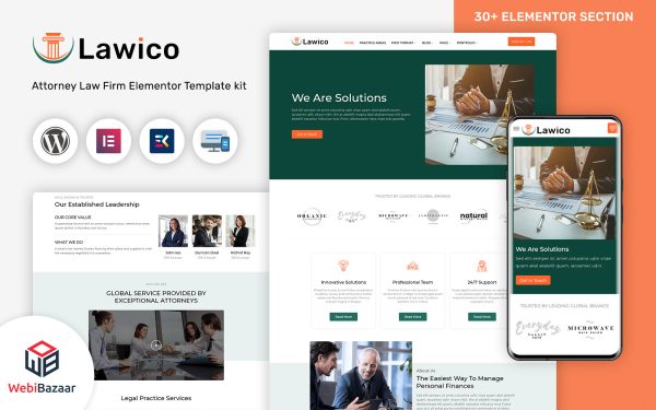 Lawico - Law Lawyer & Attorney WordPress Theme - Image 1