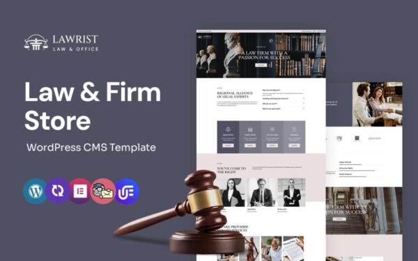 Lawrist - Law Firm And Lawyer WordPress Elementor Theme - Image 1