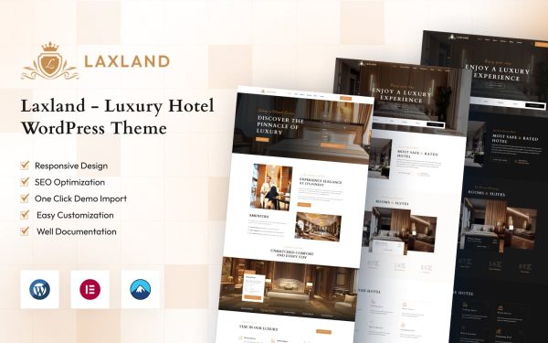 Laxland - Luxury Hotel WordPress Theme - Image 1