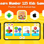 Learn Number 123 Kids Game - Flutter Android & iOS App